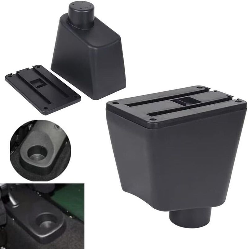 KAERGK Auto Armlehne für Renault Clio 4 Captur Clio 3 III IV Doppelschicht Mittelkonsole Grosse Aufb