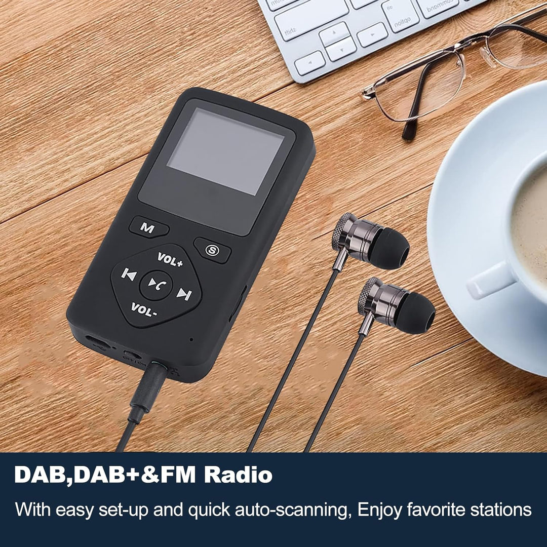 Tragbares Digitales Radio, PersöNliche Tragbare Digital Radio, Mp3 Player Miniradio,Wiederaufladbare