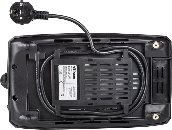 Tristar BR-1022 Edelstahl Toaster - 6 einstellbare Bräunungsstufen mit Brötchenaufsatz - herausnehmb