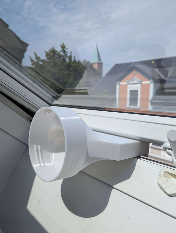 Dachfenster Adapter Klimaanlage – Kompatibel mit Velux & 14,5cm Schlauch