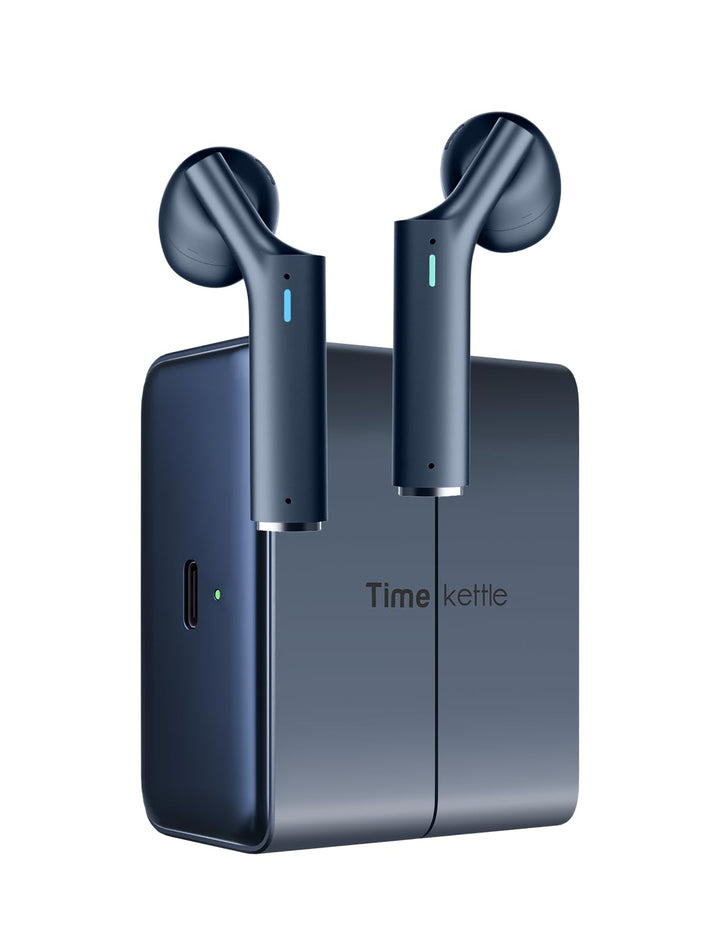Timekettle W4 Al Übersetzer Kopfhörer, Bidirektionale Simultanübersetzung, Übersetzungsgerät, Knoche