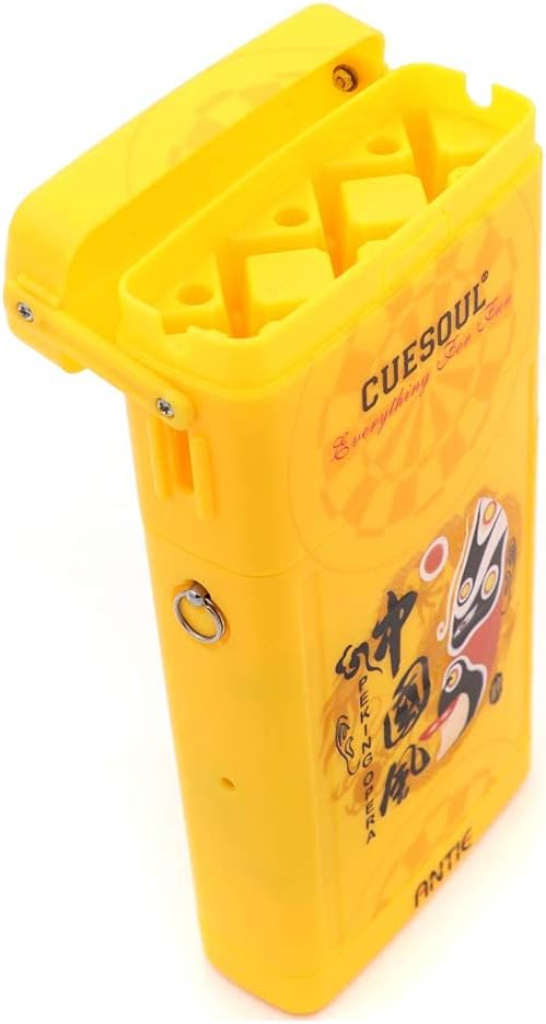 CUESOUL ANTIE Hard Dart Case für 6 Steel Tip Darts/Soft Tip Darts and Extra Dart Tips, Shafts and Fl