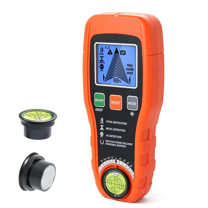 ARCELI 7-in-1 Leitungssuchgerät Leitungssucher Wandscanner mit 3 Holz-Modi,Metall,AC,Wasserwaage + N