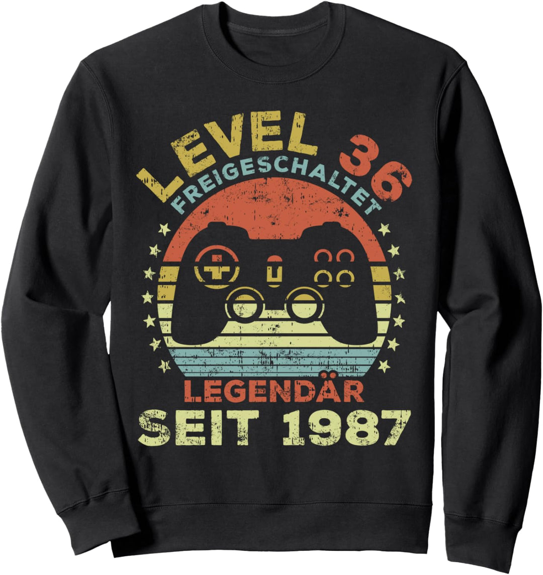 Level 36 freigeschaltet legendär seit 1987 Sweatshirt
