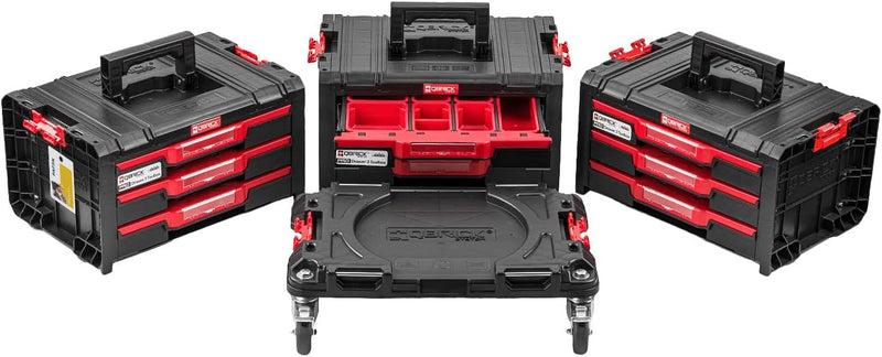 PAFEN Rollende Werkstatt Werkstattschublade - 500 x 325 x 860 mm – Premium Werkzeugkasten auf Rädern