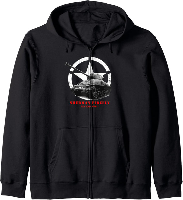 WW2 Kampfpanzer M4 Sherman Firefly Kapuzenjacke