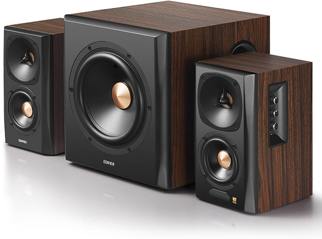 Edifier S360DB 2.1 Regellautsprecher und Subwoofer Lautsprechersystem Bluetooth V5.1 aptX kabelloser