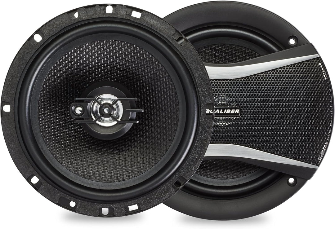 Caliber Auto Lautsprecher Set 120W - 2er Set Lautsprecher Auto - Ø 16,5CM - Koaxial Lautsprecher - I