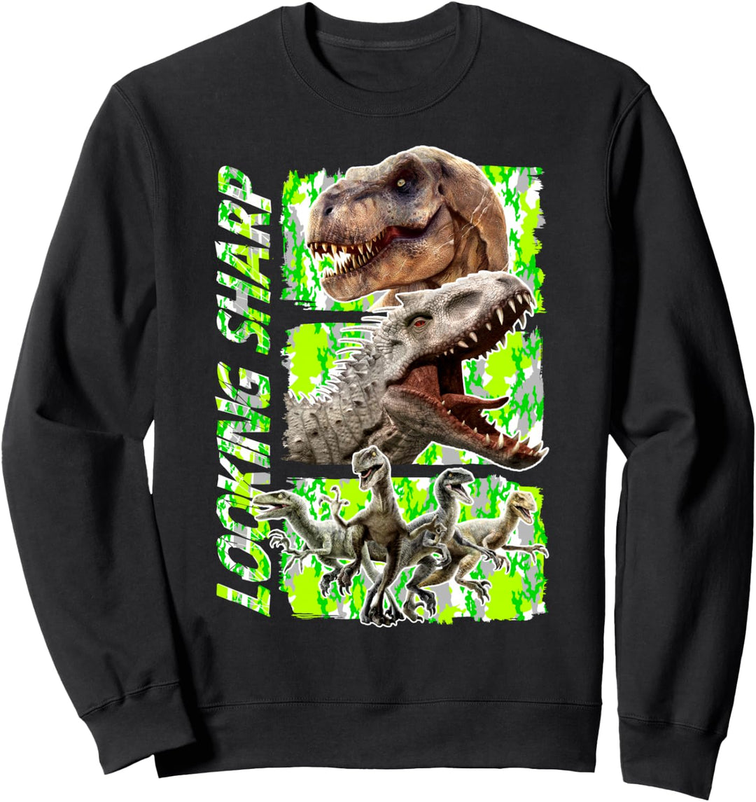 Jurassic World Looking Sharp Panels Sweatshirt