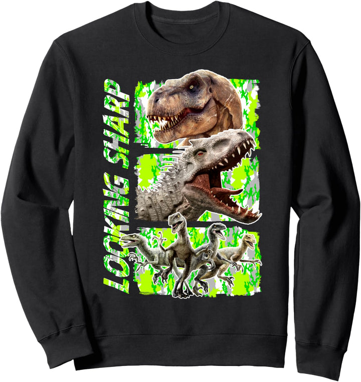 Jurassic World Looking Sharp Panels Sweatshirt