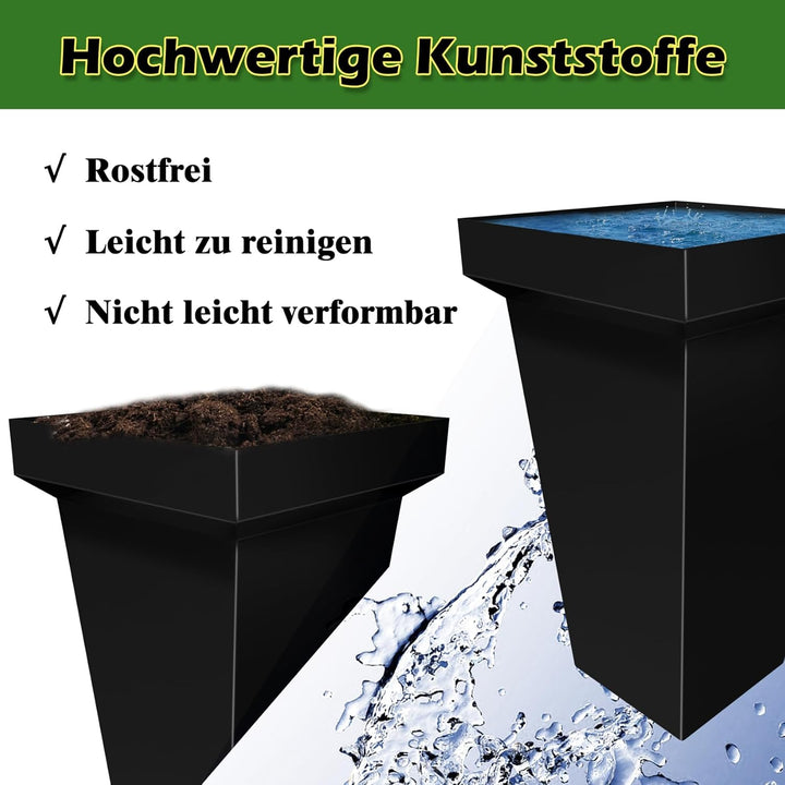 Blumenwagen Gold Metall 3 Ebenen mit feststellbaren 360° Rollen, Stabiler Blumenständer für Blumenkü