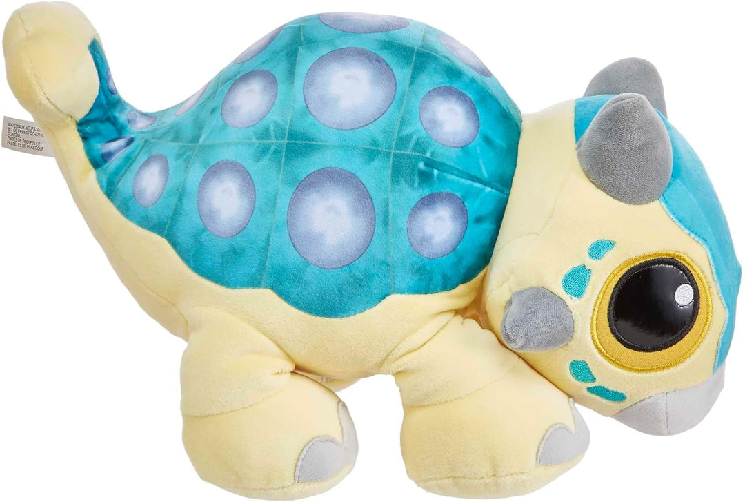 Jurassic World Ankylosaurus - Funktionsplüsch Kuscheltier, 38cm, bewegliche Beine und Brüllsound, fü