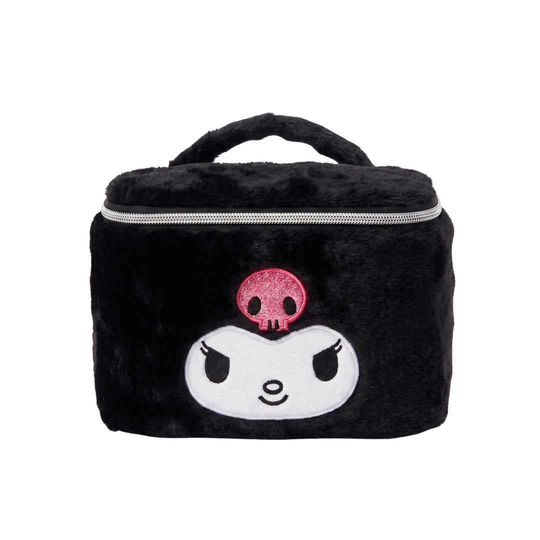 Hello Kitty Kuromi Beauty-Set Kosmetikkoffer, Plüsch Kulturbeutel, Reisetasche, Geschenk für Mädchen