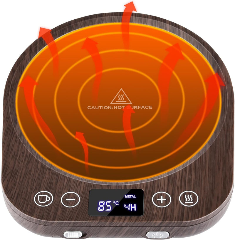 Elektrischer Kaffeewärmer,Aufgerüstet Tassenwärmer,Elektrischer Getränkewärmer mit 9 Temperatureinst