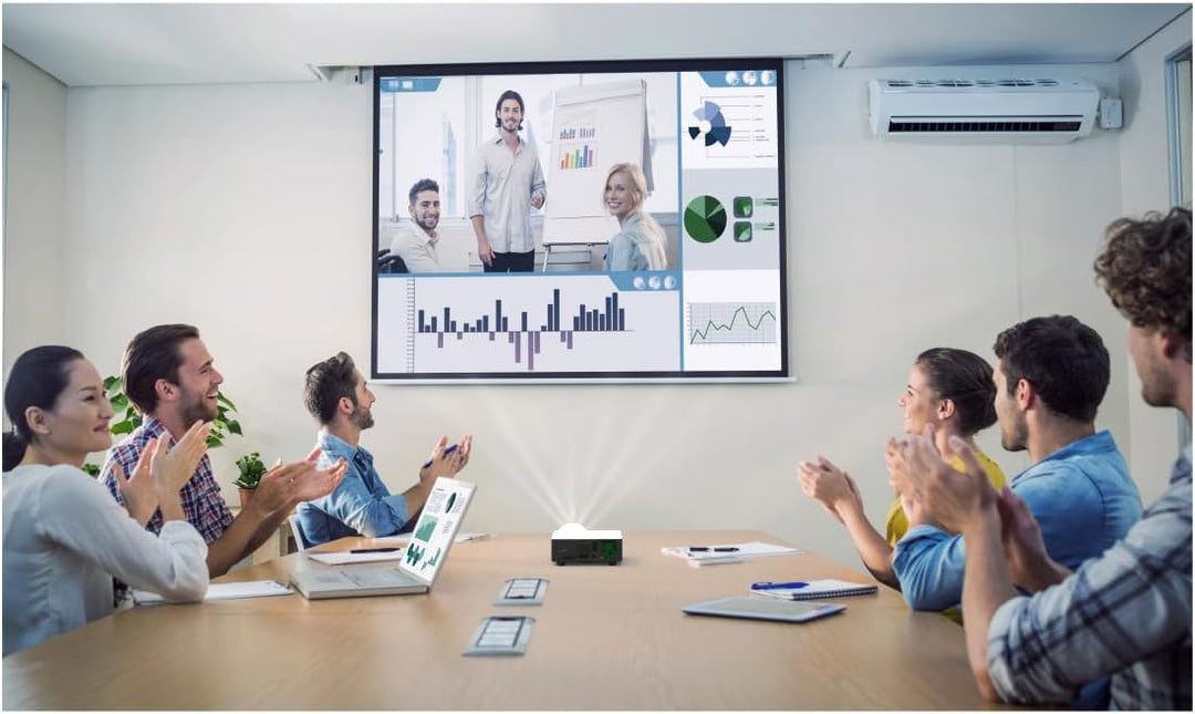 Optoma ML1050ST+ LED-Projektor (WXGA, Kurzdistanz, 20.000:1 Kontrast, 1000 Lumen) Weiss, WXGA