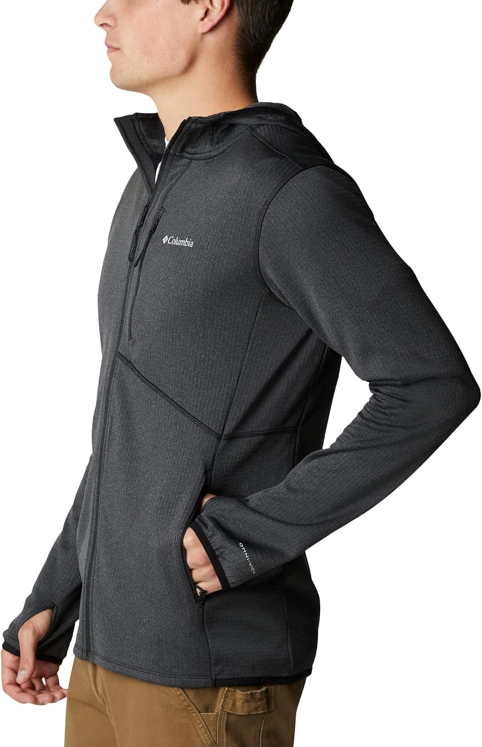 Columbia Herren Park View Fleece Full Zip Hoodie Fleecejacke Mit Durchgehendem Reissverschluss S Bla