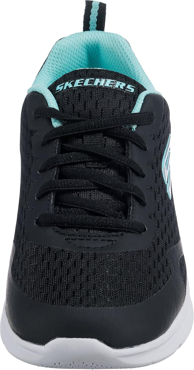Skechers Mädchen MICROSPEC MAX Electric Jumps Sneaker, Black Mesh