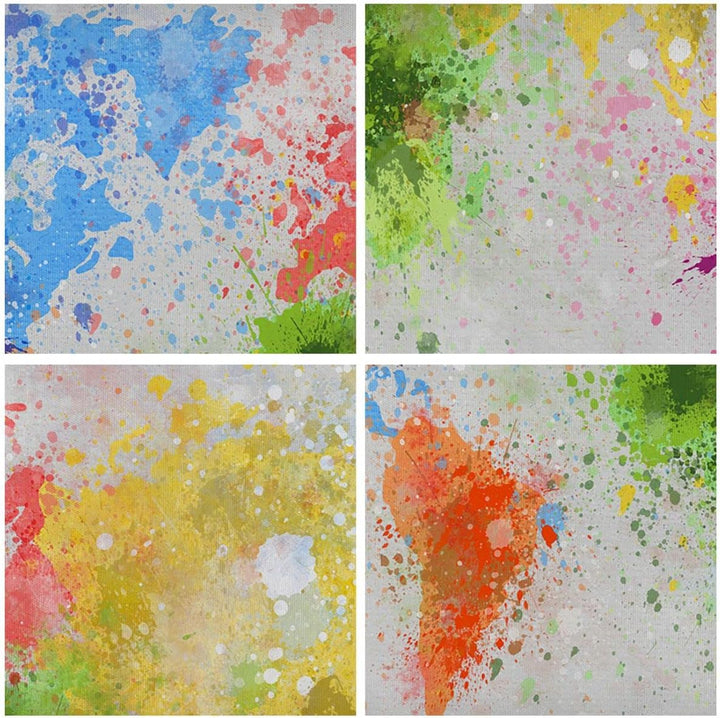 Bilder auf Leinwand Karte Welt modern Leinwandbild mit Rahmen 70x50cm Wandbilder Dekoration Wohnzimm