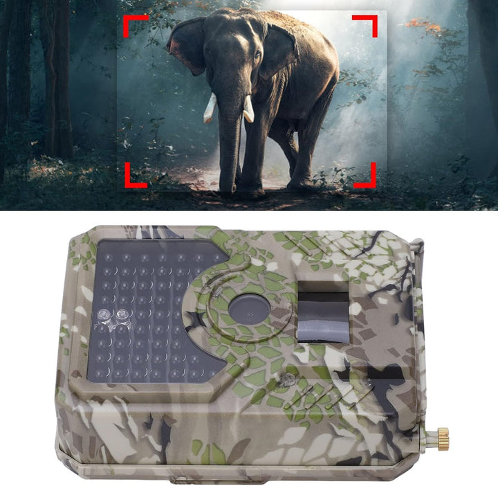 Eujgoov PR200 12MP HD 1080P Wildkamera wasserdichte IP56-Kamera Jagdkamera für Wildtiere