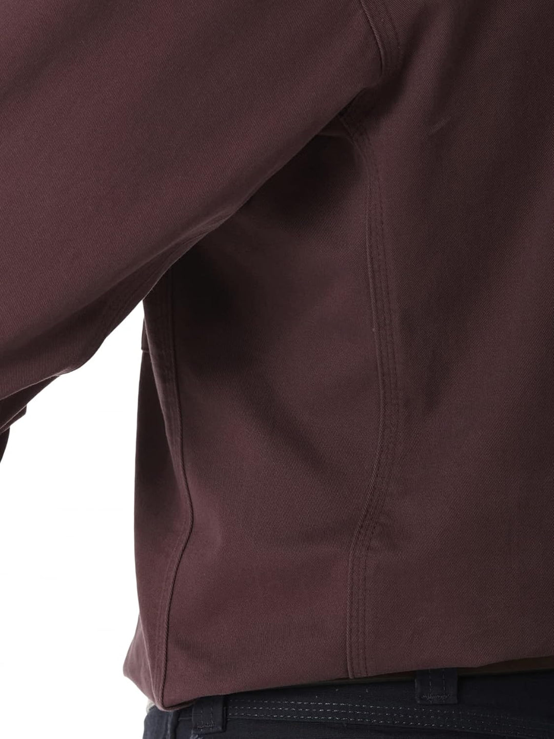 Wrangler, Riggs Herren-Arbeitshemd Logger aus Twill, langärmelig M Burgunder, M Burgunder