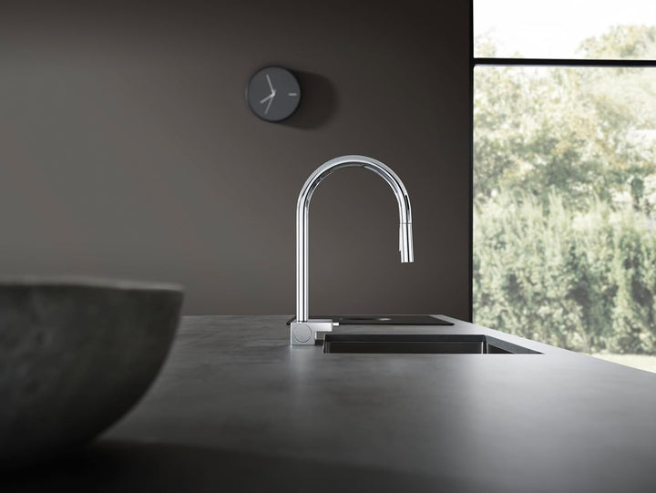 hansgrohe Aquno Select M81 - Küchenarmatur mit Brause ausziehbar, 3 Strahlarten, Wasserhahn Küche mi