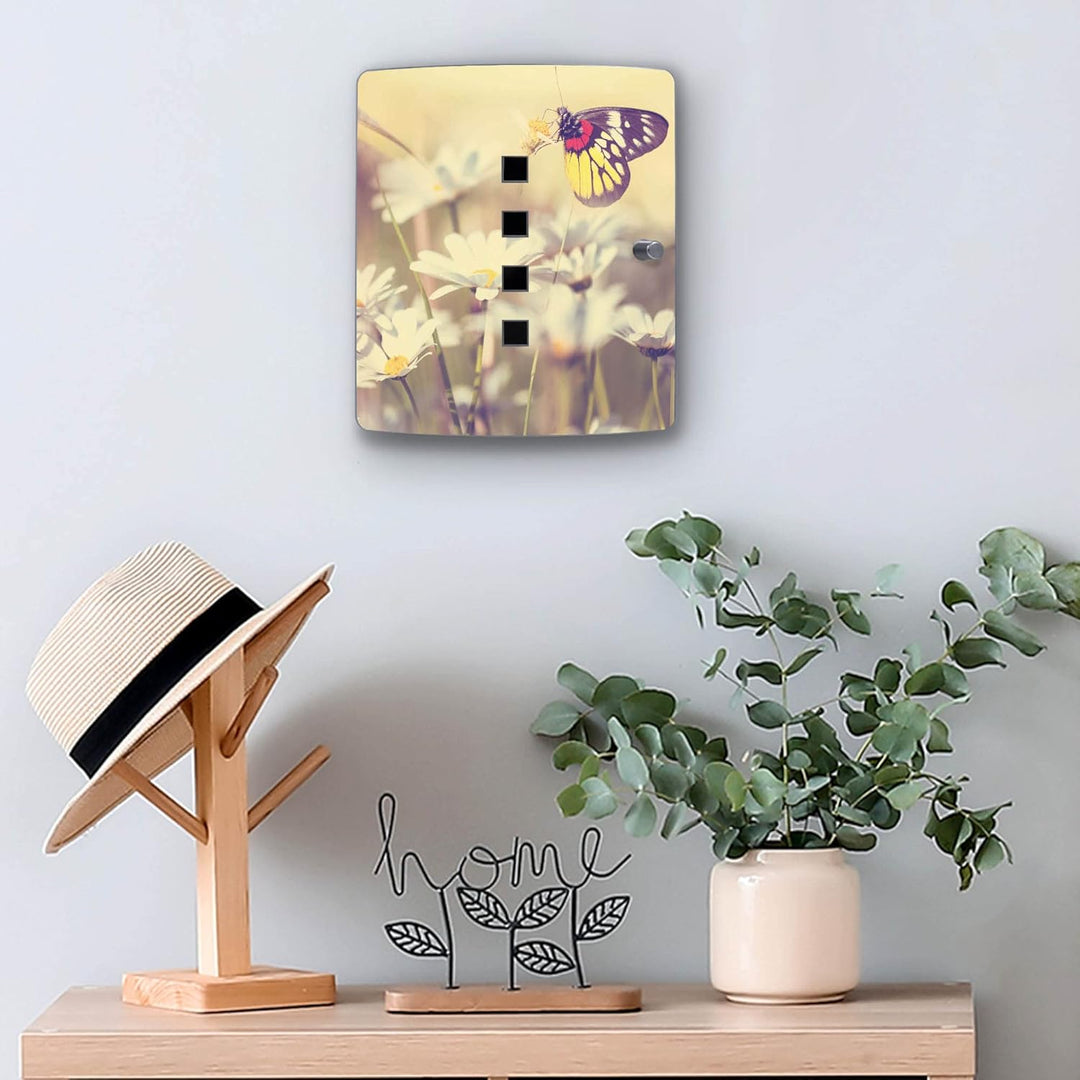 banjado Design Schlüsselkasten aus Edelstahl für 10 Schlüssel/Schlüsselschrank zur Schlüssel Aufbewa