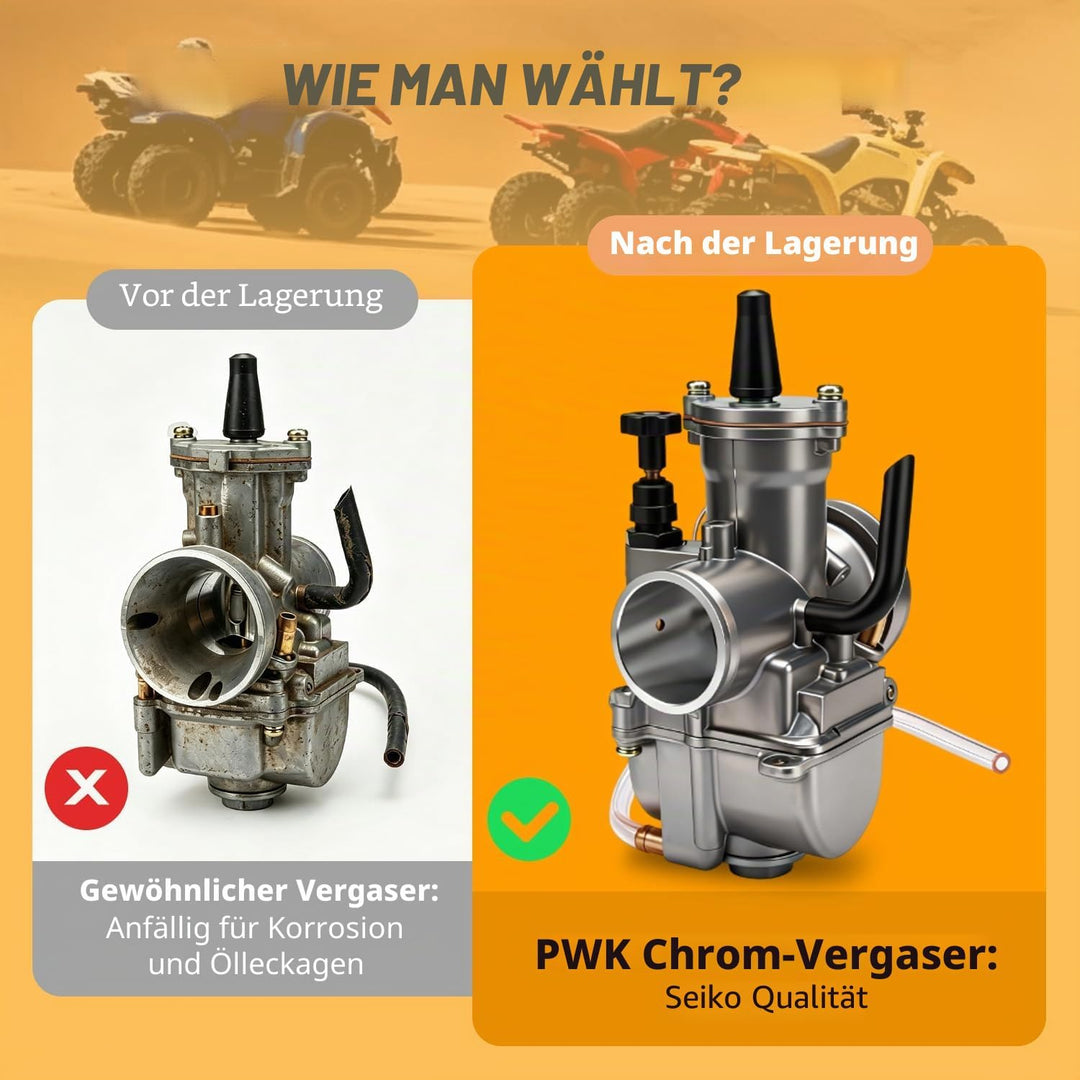 PWK 30 Power-Jet-Vergaser für Rennmotorrad, ATV, Geländemotorrad, Scooter, 30 mm KOSO 30MM, KOSO 30M