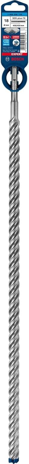 Bosch Accessories EXPERT SDS plus-7X 2608900139 Hammerbohrer 1 Stück 18.00 mm Gesamtlänge 450 mm SDS