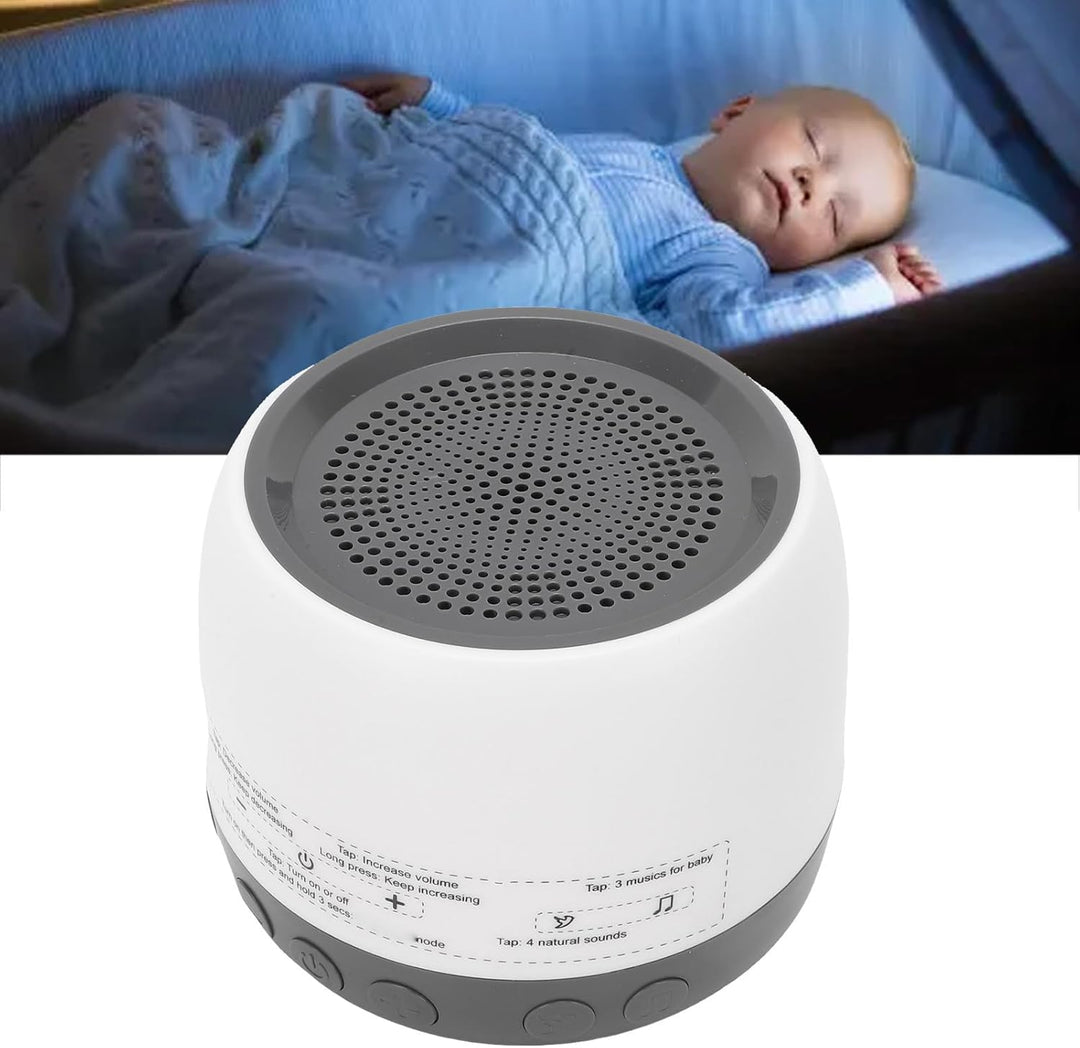 Zunate Sound Machine White Noise Machine mit 13 Beruhigenden Geräuschen für Babys, Kinder und Erwach