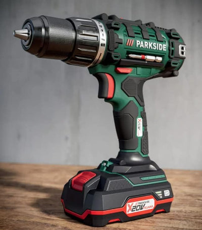 Parkside PARKSIDE® 20V Akku-Bohrschrauber PABS 20-Li E6 Akkuschrauber mit Akku u. Ladegerät