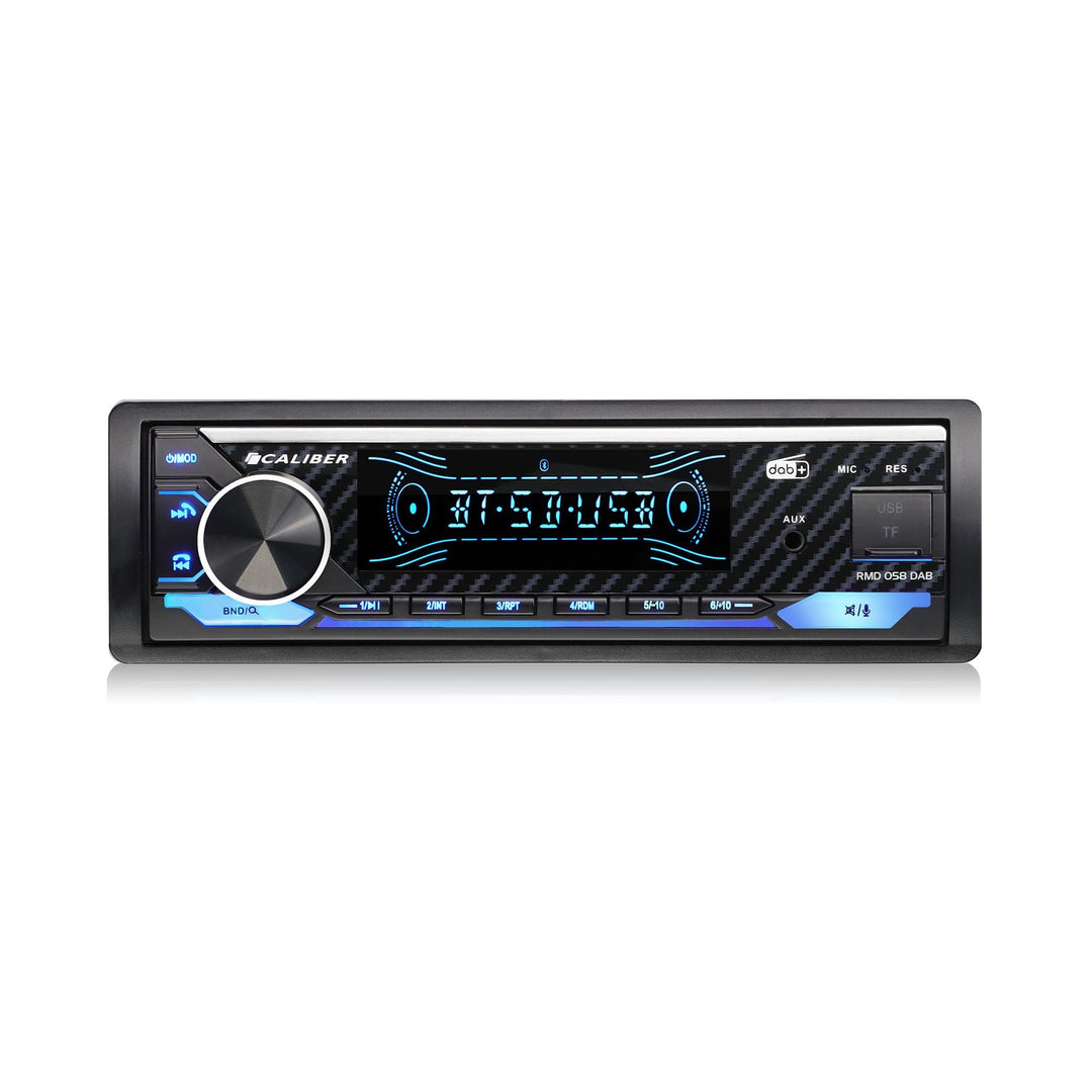 Caliber Autoradio DAB Plus & Bluetooth, 1-DIN, Freisprecheinrichtung, 4x100W, Multicolour, inkl. DAB