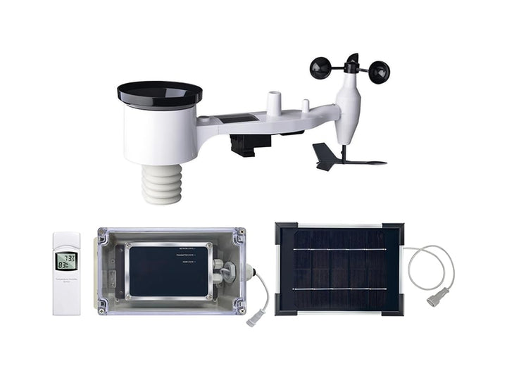 MISOL 4G Wetterstation, Datenübersicht, SMS-Nachricht, WCDMA, GSM, Grau
