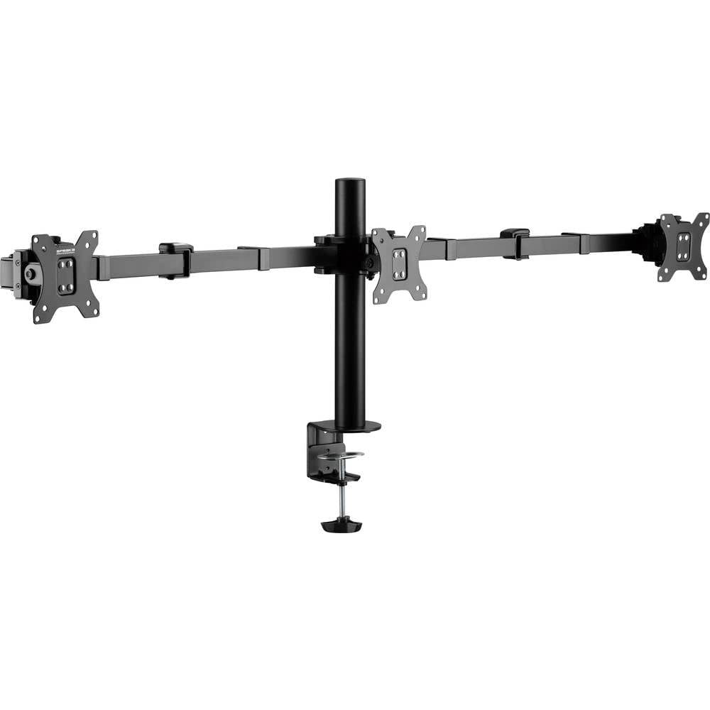 SpeaKa Professional Monitorhalterung SP-MM-230 3 Display(s) 43,2 cm (17) - 68,6 cm (27) Schwarz Höhe