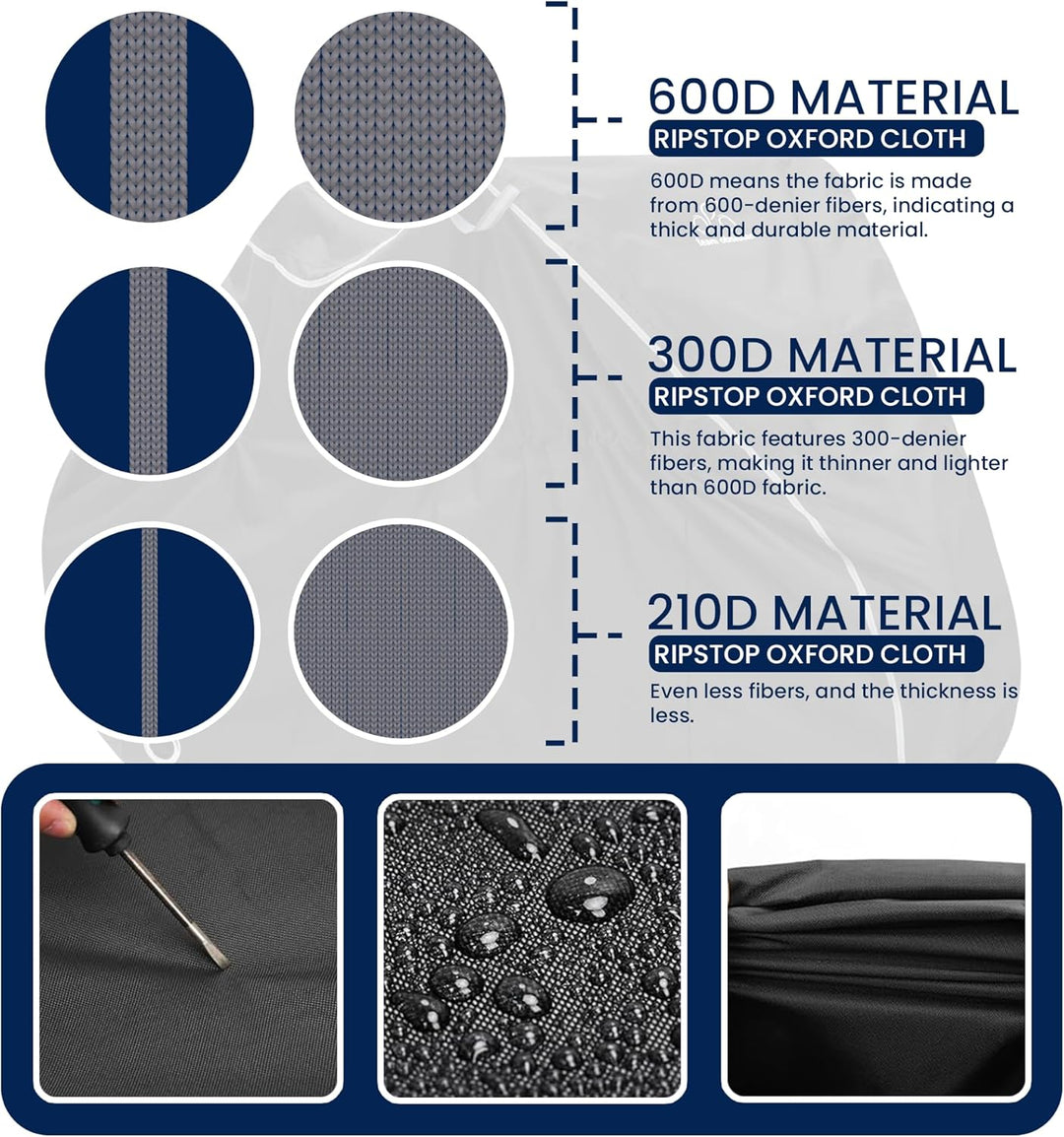 TeamObsidian Fahrradgarage wetterfest - Fahrradabdeckung wasserdicht - Fahrrad Garage Outdoor - 1 bi