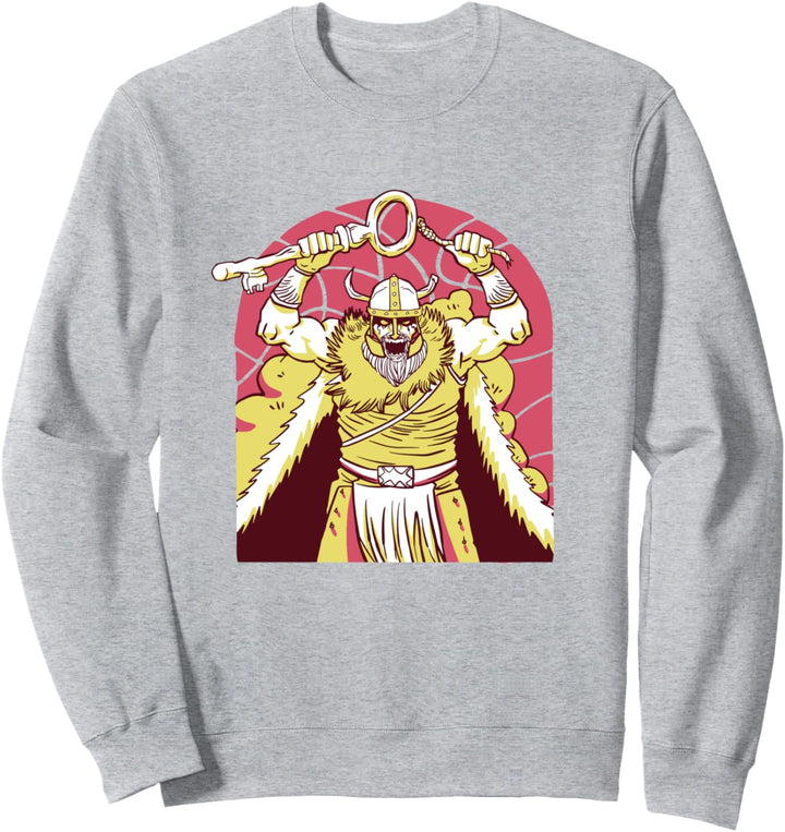Wikinger mit Schlüsselgeschichte Sweatshirt