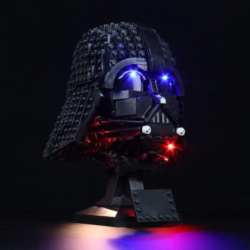 Led Licht Set für Lego Darth Vader Helm, Led Dekorations Beleuchtungs Set für Lego 75304, Light Kit