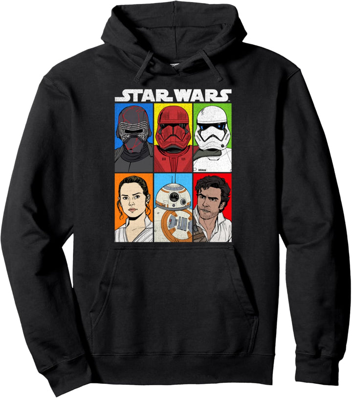 Star Wars: The Rise Of Skywalker Friend Or Foe Box Up Pullover Hoodie