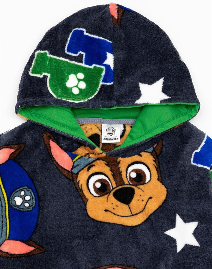 Paw Patrol Boys Oversized Blanket Hoodie | Kinder Mädchen jagen Polizei Rettung Tier Cartoon Grau Vu