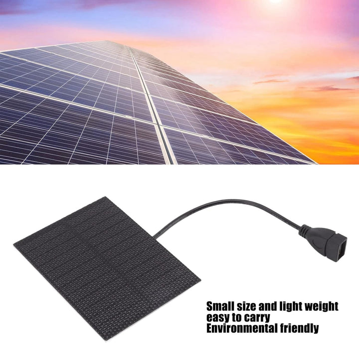 Solarplatte, kleine Grösse, USB-Silizium, 5 V, mit Stecker, monokristallines monokristallines Silizi