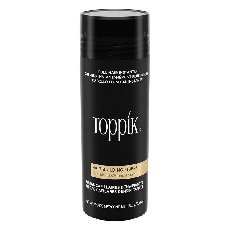 TOPPIK Hair Building Fibers Medium Blonde, 1er Pack (1 x 27.5g)