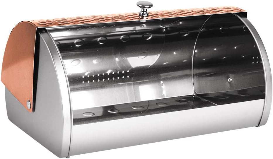 Berlinger Haus Metallic Line- Rose Gold Edition Brotbox, BH/6714 Roségold Edelstahl 18/8