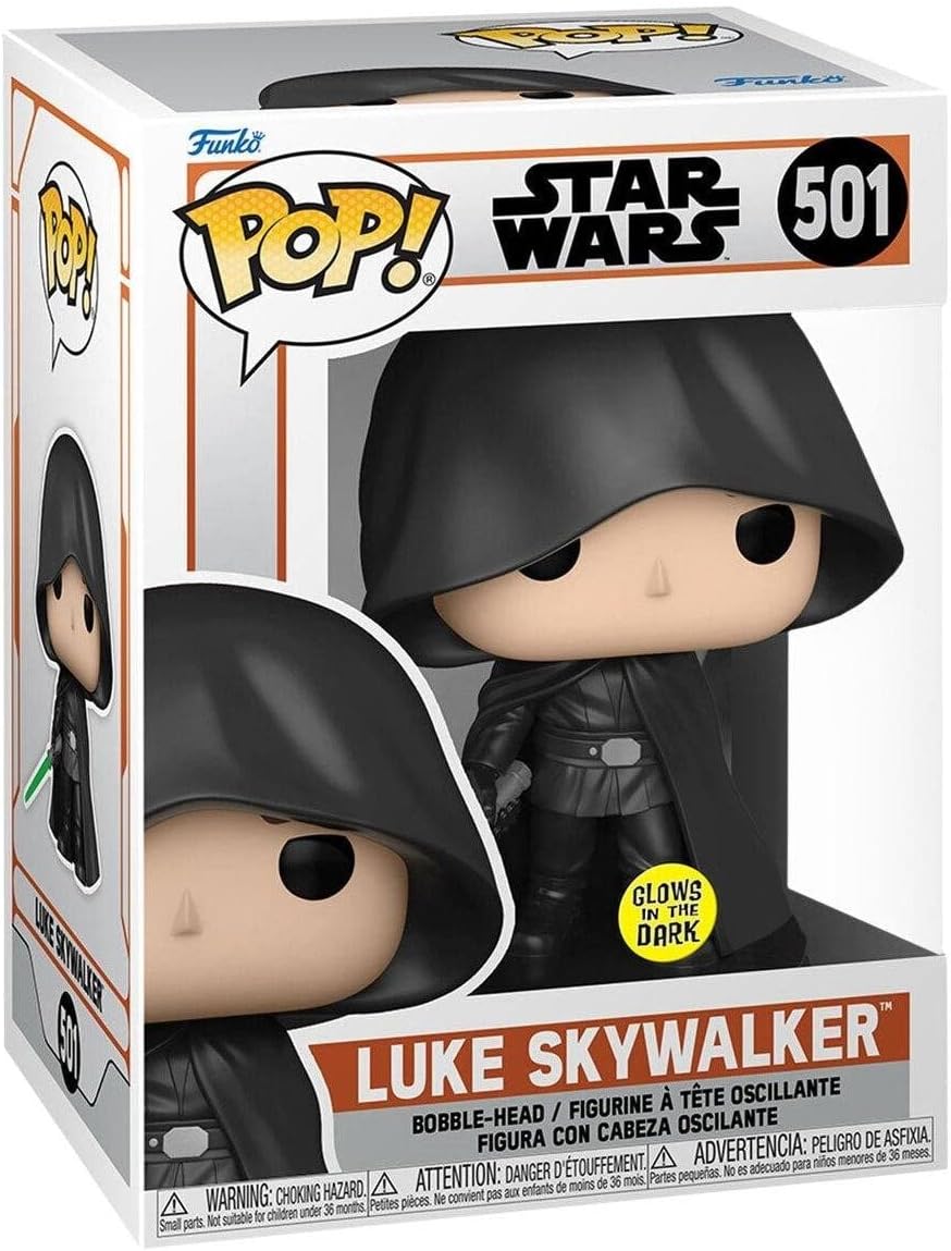 Funko Pop Star Wars The Mandalorian Hooded Luke Skywalker Vinyl Figure (#501)