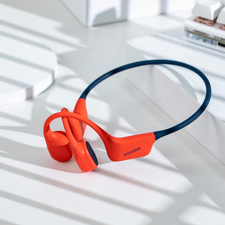 DOOGEE Knochenschall Kopfhörer, IP68 Wasserdicht Schwimmen Kopfhörer, Bluetooth 5.4 Sportkopfhörer,