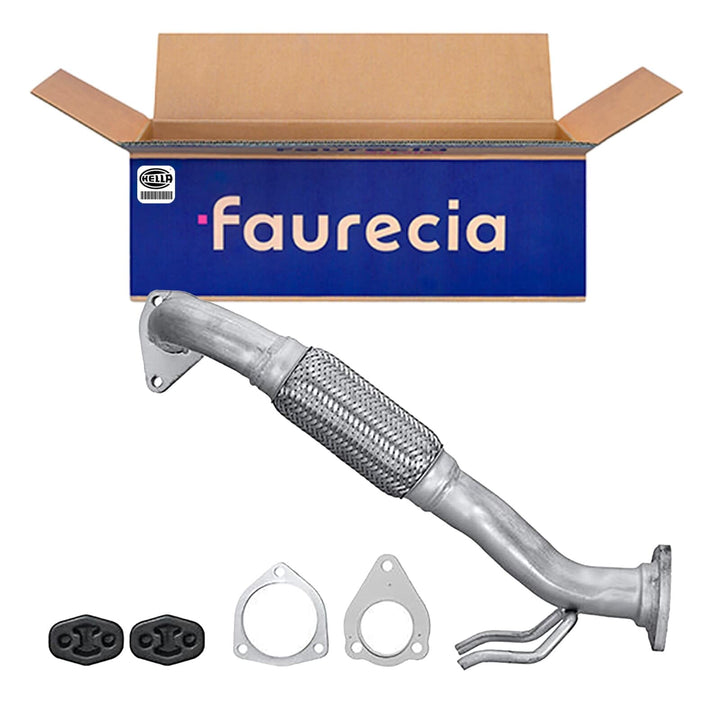 HELLA 8LA 366 006-711 Abgasrohr - Easy2Fit® Kit - vorne - einteilig - Set mit Anbauteilen
