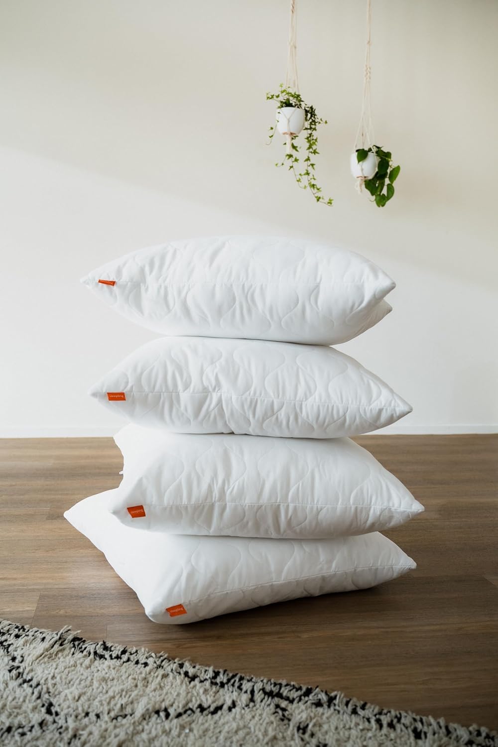 sleepling 195863 Komfort 100 Kopfkissen,, waschbar bis 60 Grad, Made in EU, Füllmengengaranti