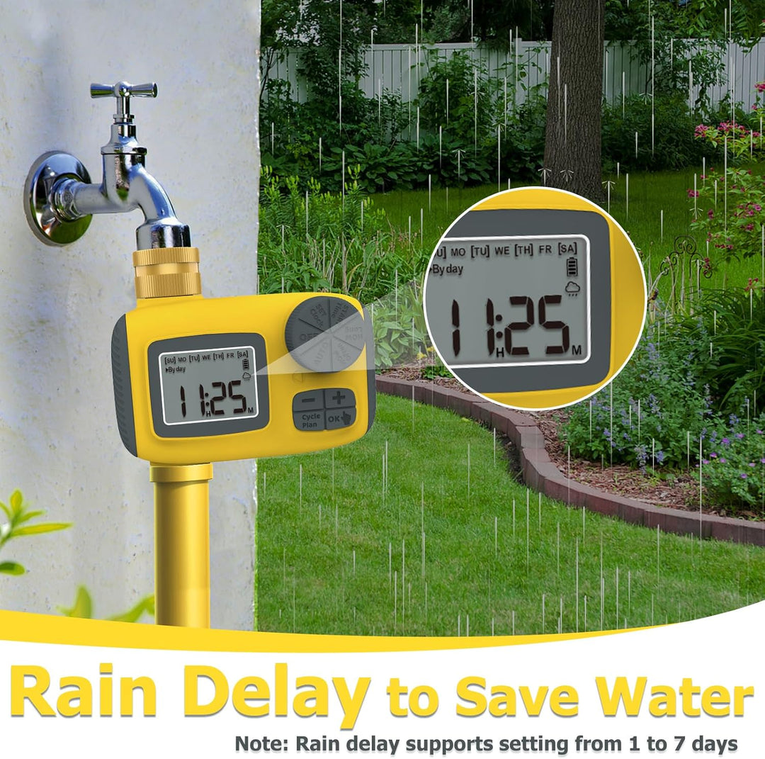 Honitra Bewässerungscomputer, Gardena Bewässerungsuhr für Gartenschlauch, Gardena Wasseruhr für die