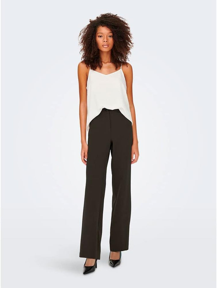 ONLY Damen Onllana-Berry Mid Straight Pant TLR Hose 40 Delicioso, 40 Delicioso