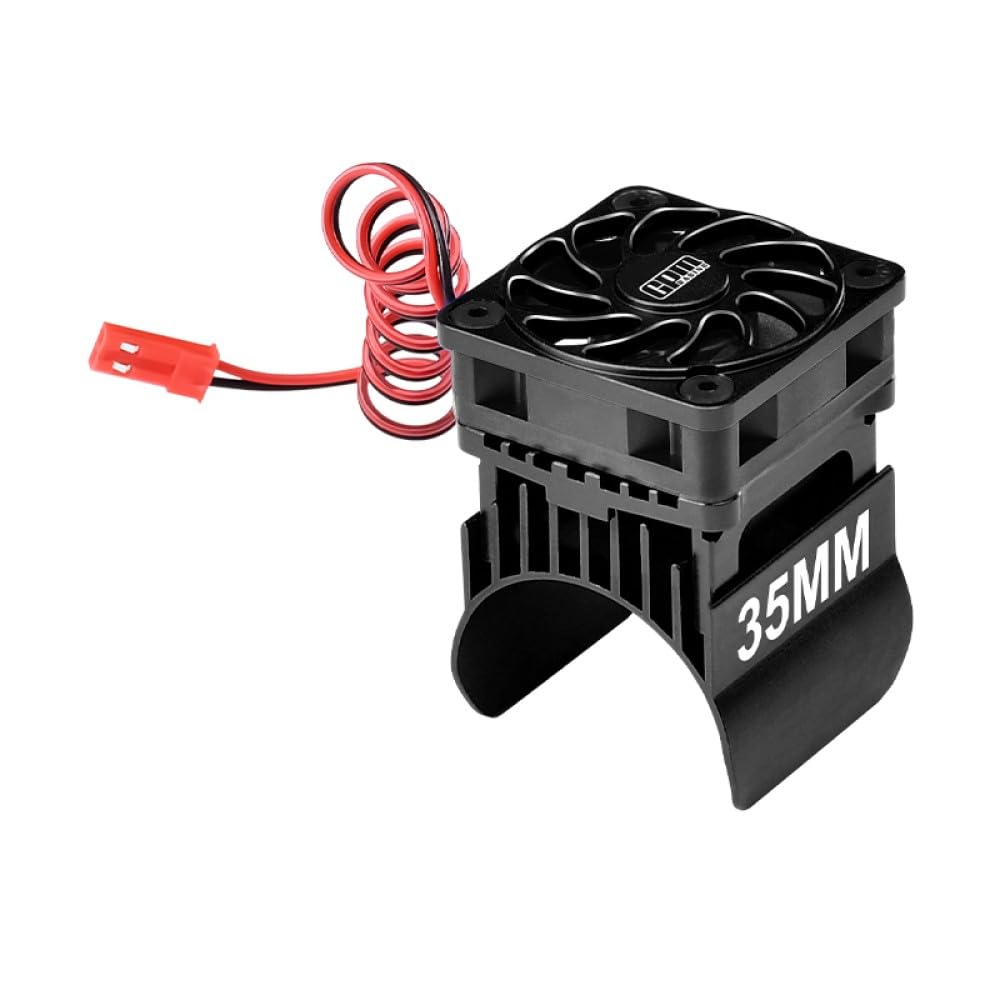 Aluminium 6061-T6 Alloy Cooling Fan with 35mm Motor Heatsink for Traxxas 1:16 Mini Maxx 4WD 107154-1