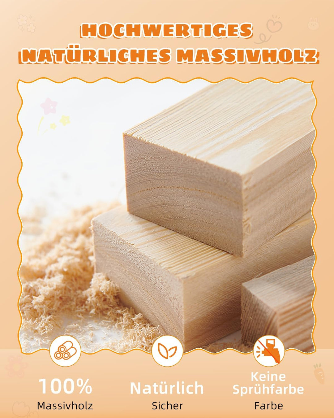 JINDUN Kuscheltier Aufbewahrung Aus Holz, 95cm Höhe Aufbewahrung Kuscheltiere, mit Stofftier Aufbewa