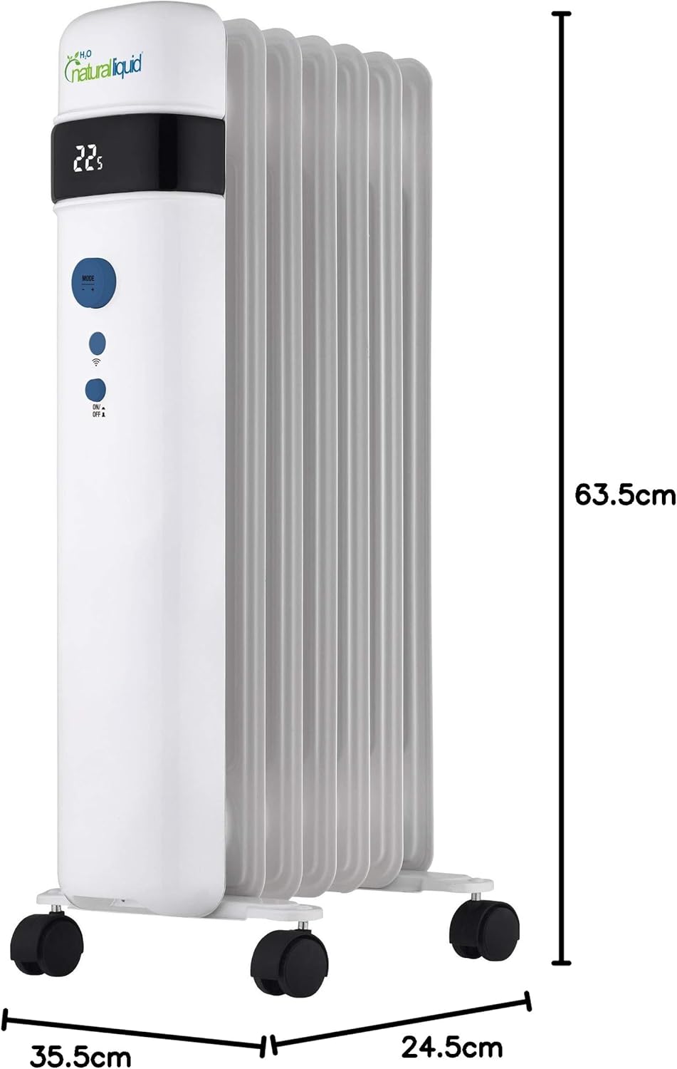 Bastilipo 7975 - R-EcoFluid 7 Heizkörper, umweltfreundlich, hohe thermische Effizienz und geringer S